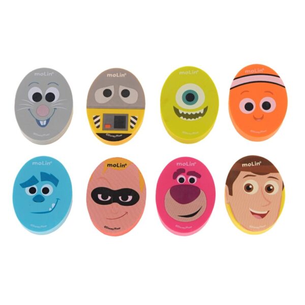 Borracha Pixar MOLIN - KIT 4 UND