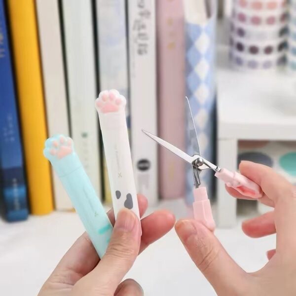 Mini Tesoura Patinha de Gato - BLISTER
