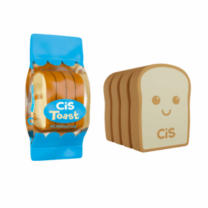 Borracha Toast pct 4 Und CIS - UND