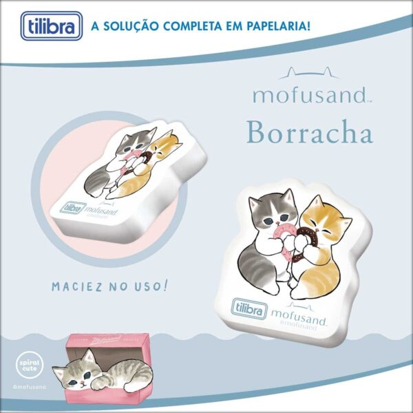 Borracha Gato Mofusand - TILIBRA - CX 24 UND