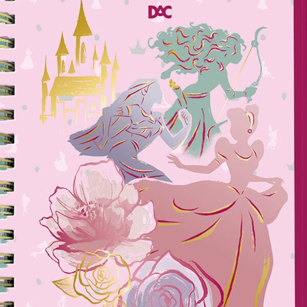 Caderno Smart Universitário 10 Matérias Princesas Disney DAC