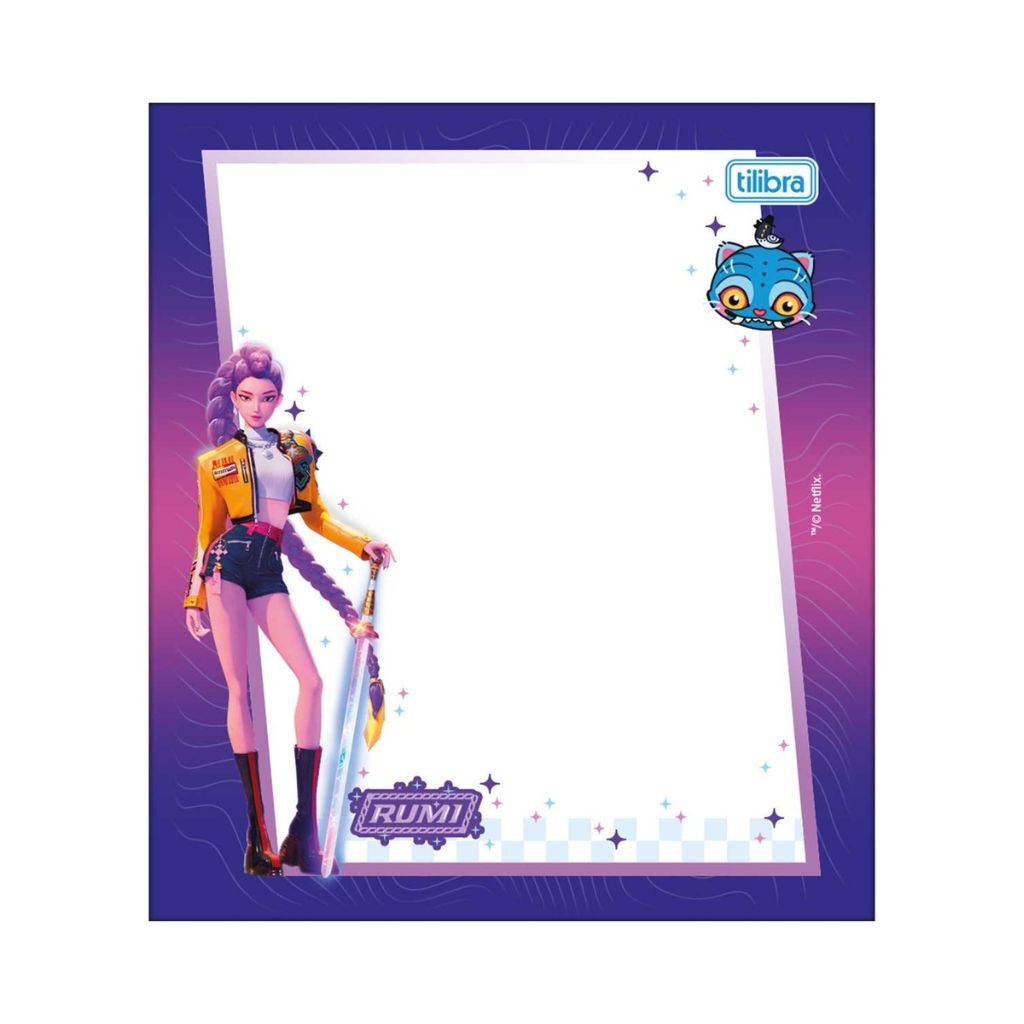 Bloco Tilembrete Guerreiras do KPop 80x91mm - TILIBRA - UND