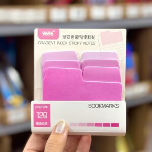 Bloco de Notas Adesivado Marcador de Páginas COLOR 85x65mm 120 Fls - IMPORTADO - UND
