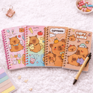 KIT Caderno de Anotações CAPIVARA + Caneta - IMPORTADO - BLISTER