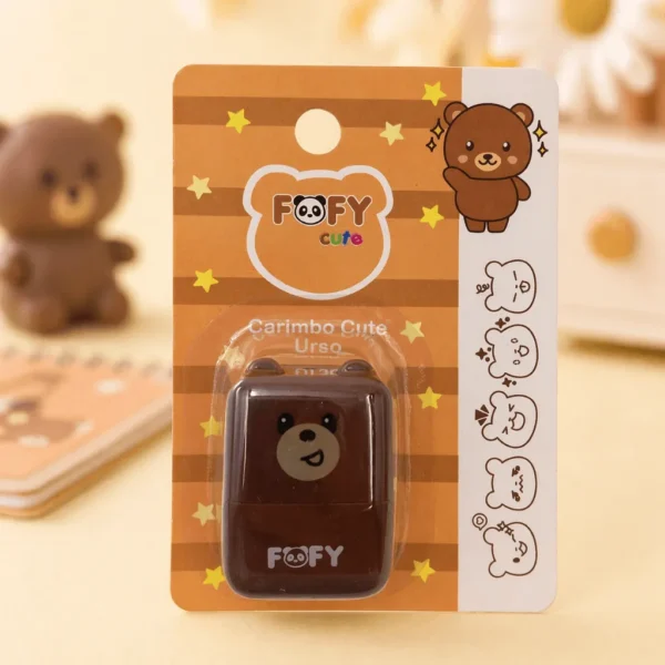 Carimbo Cute Urso - FOFY - BLISTER
