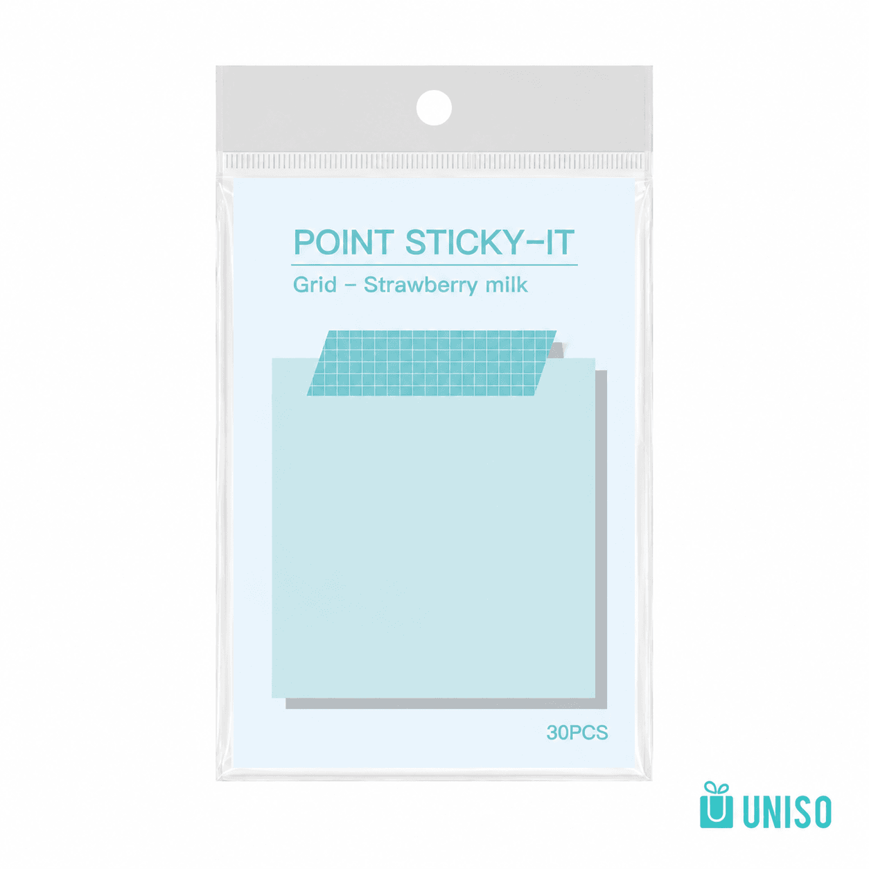Bloco de Notas Pastel 90x128mm 30fls - UNISO - UND