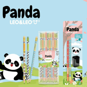 Kit Escolar Panda 4 Peças LEO E LEO - BLISTER