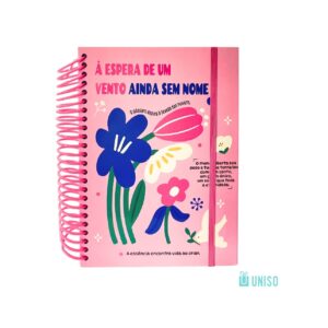 Caderno A5 Espiral Pautado Floresça 5,4x21,2cm 160 folhas - UNISO - UND