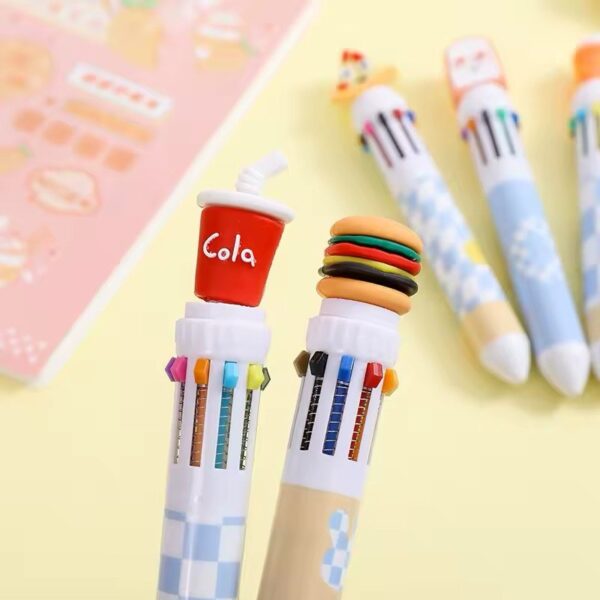 Caneta 10 Cores Fast Food - UND