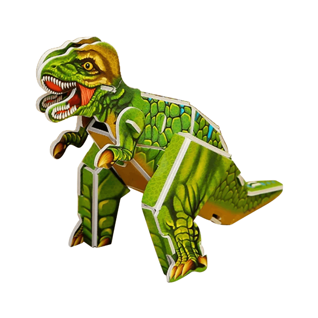 Bloco de Montar DIY 3D Dinossauro Rex - UND