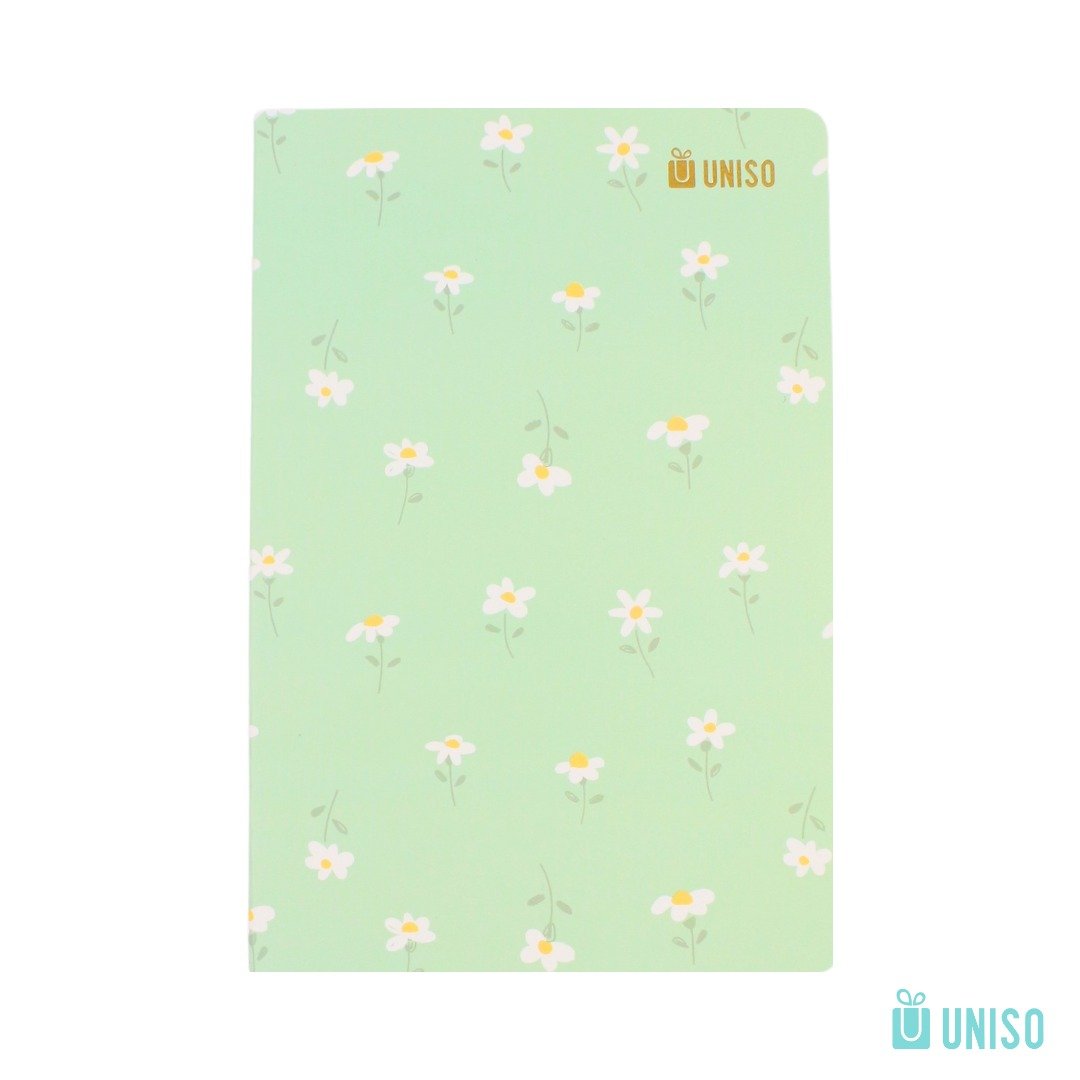 Caderno A5 Pautado Flor 13,5x20,5cm- UNISO - UND