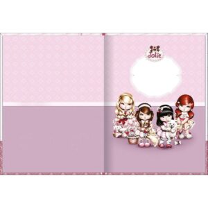 Caderno Colegial Costurado LUXO 80 fls JOLIE - TILIBRA - UND