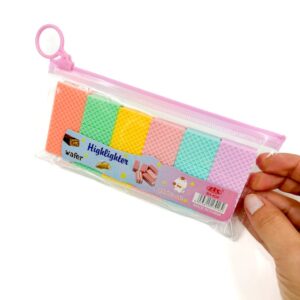 Marca texto Fofo Biscoitinho Mirabel 6 Cores - BLISTER