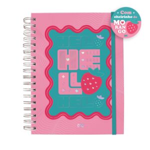 Refil Caderno Smart Colegial Hello Morango DAC