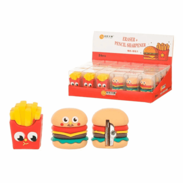 Apontador emborrachado Fofo Fast Food Love