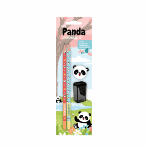 Kit Escolar Panda 4 Peças LEO E LEO - BLISTER