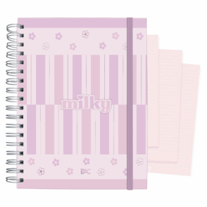 Caderno Smart Universitário 10 Divisórias Milky 80 fls - DAC