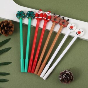 Caneta Fofa Donuts Natal - Kit 6 Und