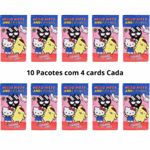 Card para Colorir Hello Kitty - 10 PACOTES
