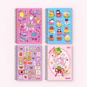 Caderno Espiral Capa Dura Universitário 1 M Show Feminino 20x27,5cm 80 Fls - TILIBRA - UND