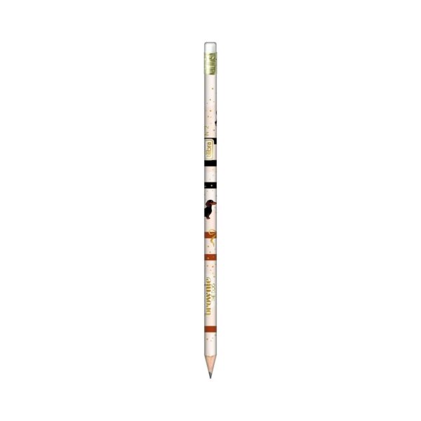 Lápis Redondo c/ Borracha N.2 Brownie The Dog - TILIBRA - PACOTE 12 UND