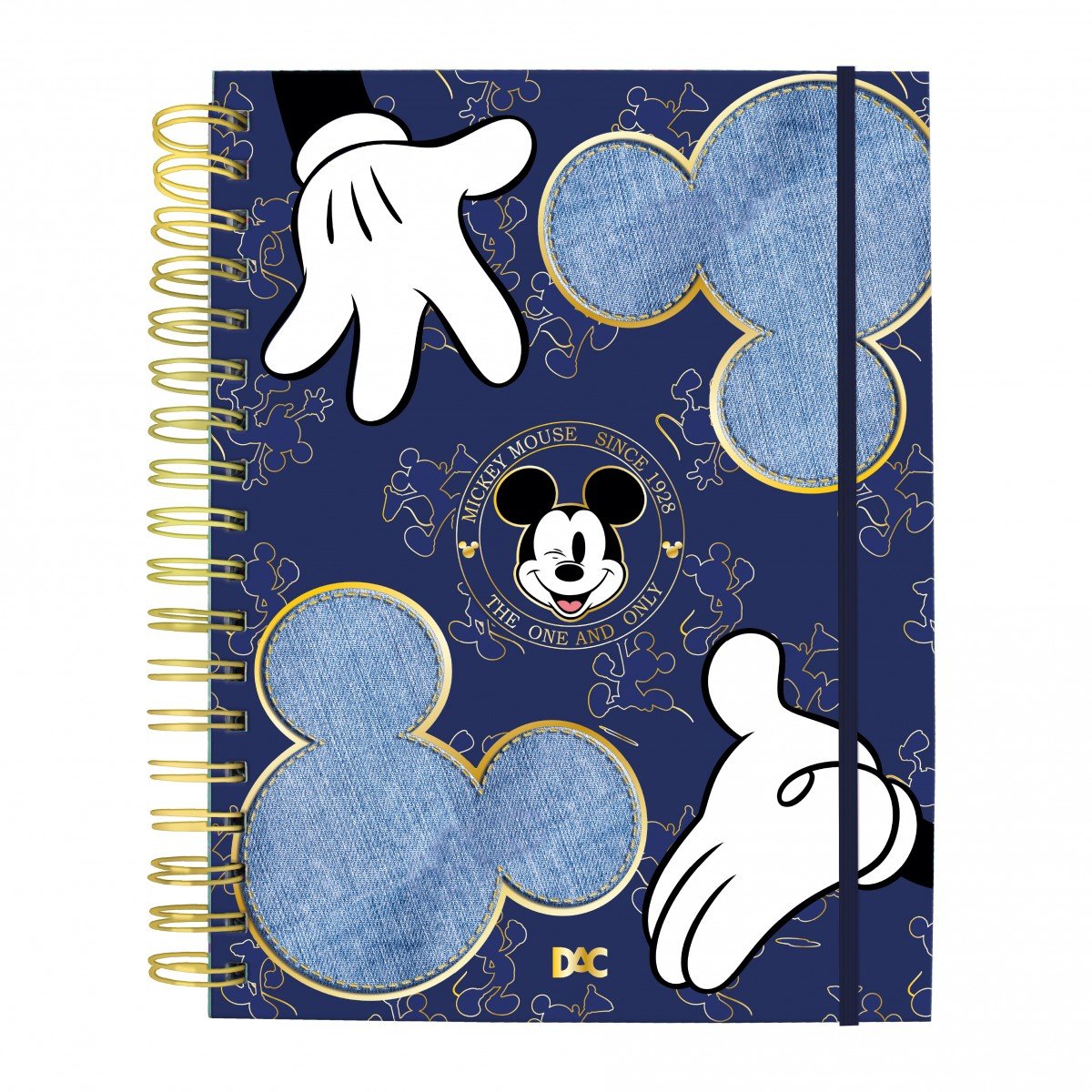 Caderno Smart Colegial Mickey Azul 80 fls - DAC