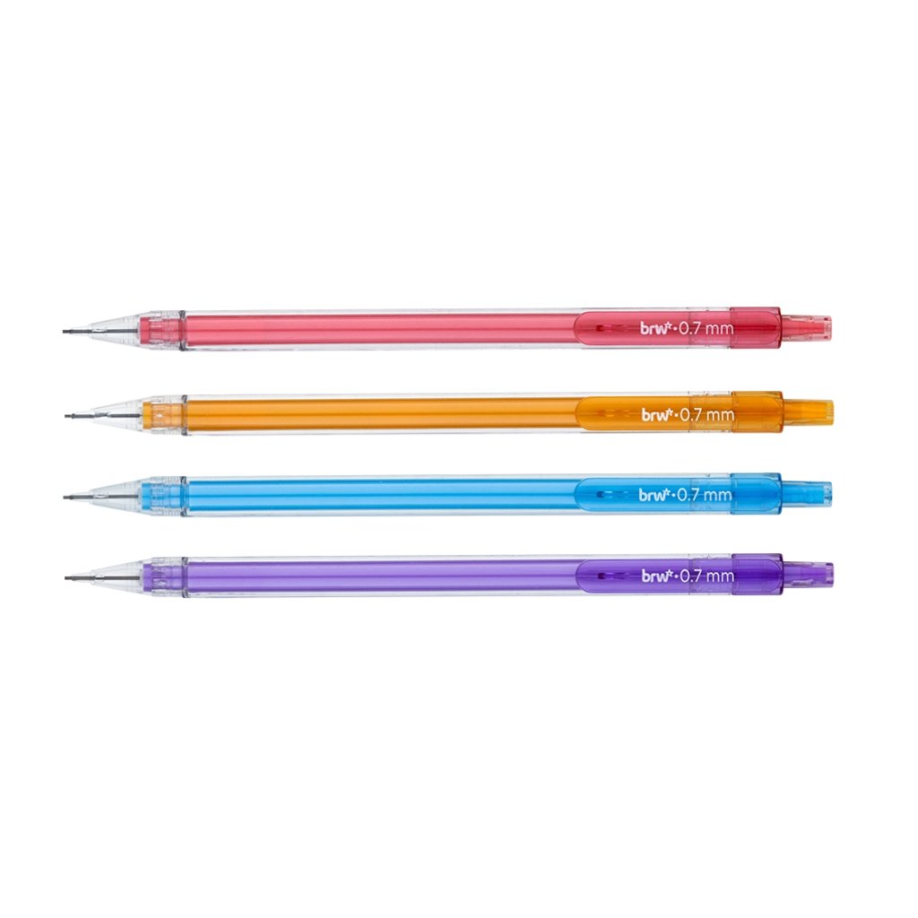 Lapiseira Plástica 0.7mm Neoncute - BRW - CX 12 UND