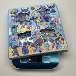 Caixinha Presenteável Adesivo Stitch 100 cartelas