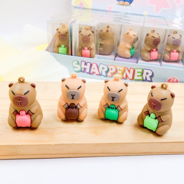 Apontador Emborrachado Capivara - CX 24 UND