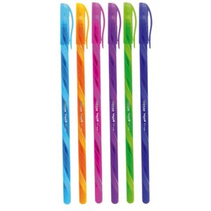 Caneta Esferográfica Wave Bazze Cores Fashion 0.7mm - Pote c/ 24 Und