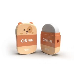 Apontador Borracha Criatic Fun CIS - KIT 4 UND