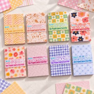 Kit Papel para Colagem SCRAPBOOK 5,6x8,3cm 50 Fls - UNISO - UND