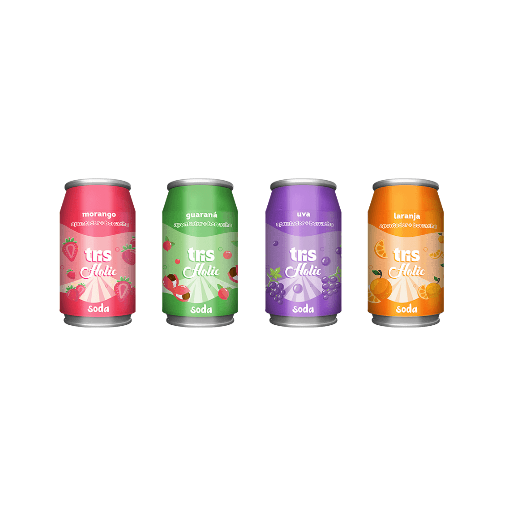 Apontador c/ Depósito + Borracha Soda Refrigerante Holic - TRIS - CX 16 UND