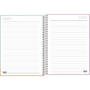 Caderno Espiral Capa Dura Universitário 1 M Zoom+ Feminino 20x27,5cm 96 Fls - TILIBRA - UND