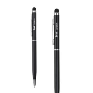 Caneta Esferográfica Metálica 1.0mm c/ Touch - BRW - CX 12 UND