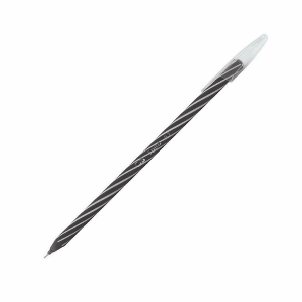 Caneta Esferográfica 0.7mm Spiro Azul/Preta - CIS - POTE 24 UND
