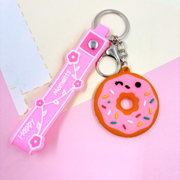 Chaveiro Donuts Color - Pacote 4 Und