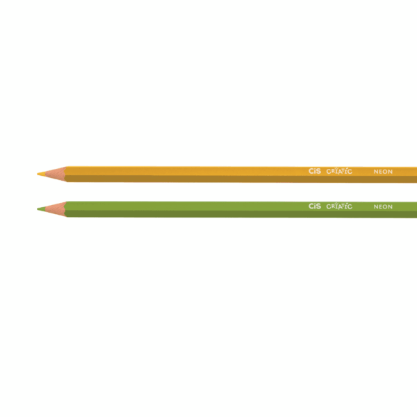 Lápis de Cor Criatic Neon 6 Cores CIS - BLISTER