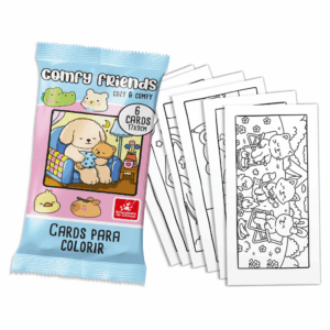 Card Surpresa para Colorir Cozy & Comfy - BRINCADEIRA DE CRIANÇA - UND