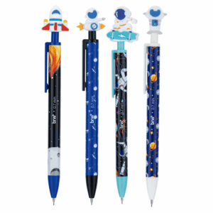 Lapiseira Plástica Divertida 0.7mm Astronaut BRW - Display 12 UND