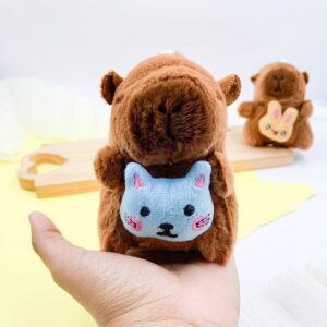 Chaveiro Fofo Pelúcia Capivara Rabbit Cat 12 cm - UND