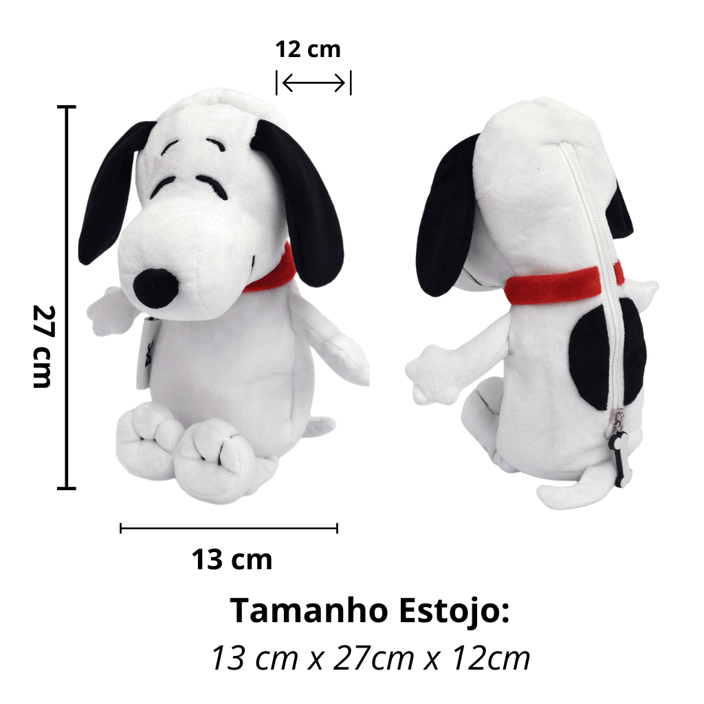 Estojo Fluffy Pelúcia Snoopy - DAC