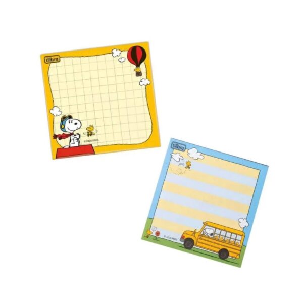 Bloco de Notas Tili Notes 76x76mm SNOOPY - TILIBRA - UND
