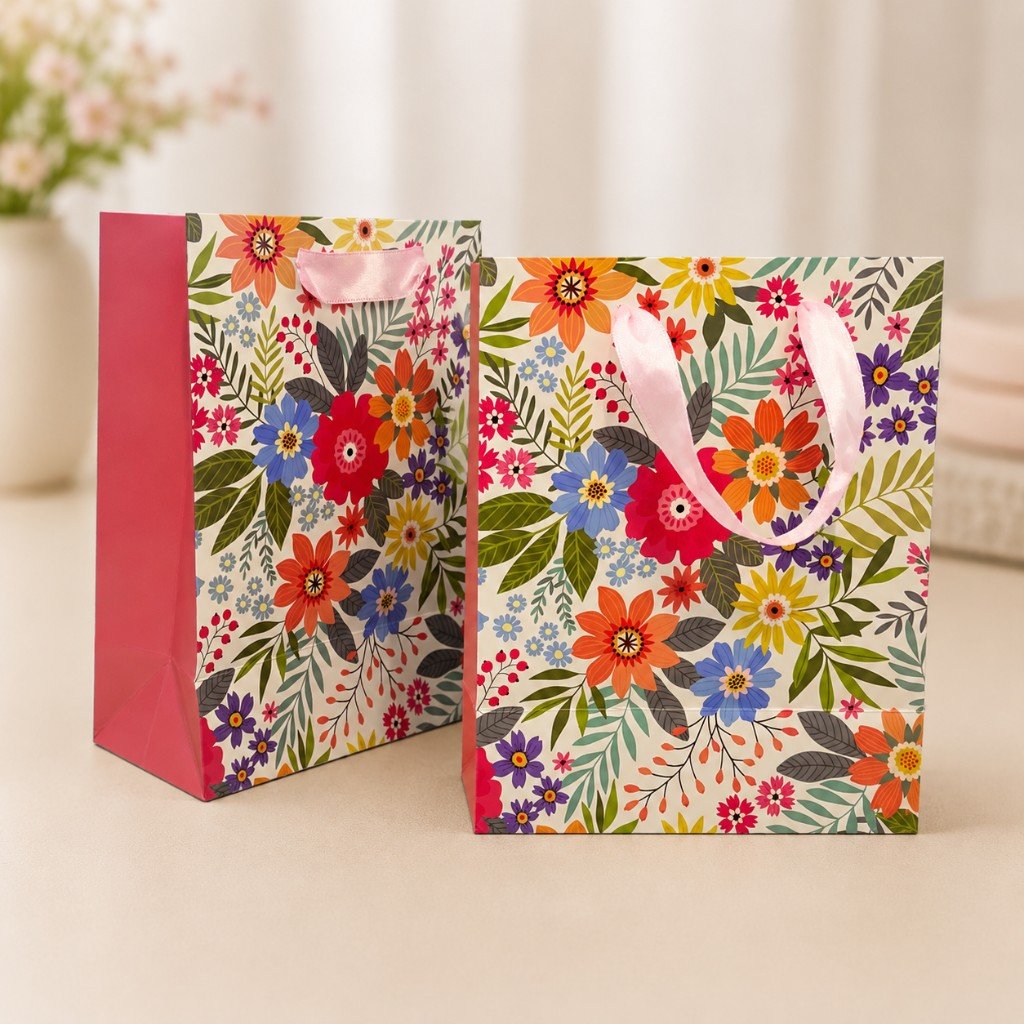 Embalagem Sacola P/ Presente Florida P 18x23x10cm - KAZ - UND