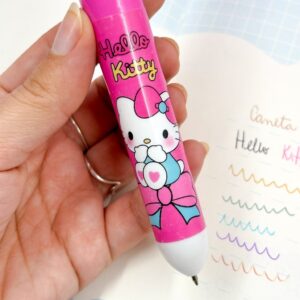Caneta 10 Cores  Hello Kitty