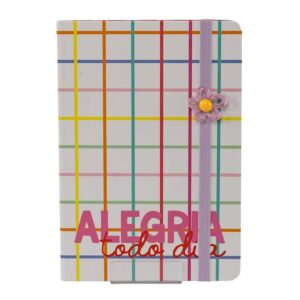 Caderno Capa Dura Pautado Delicate Sortido 21x15x2cm - FLORIE - UND