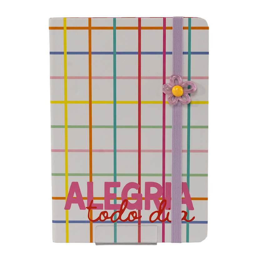 Caderno Capa Dura Pautado Delicate Sortido 21x15x2cm - FLORIE - UND