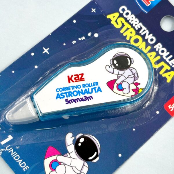 Fita Corretiva 5mmx3m Astronauta KAZ - PACOTE 6 UND