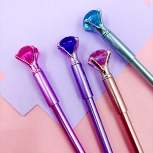 Caneta Fofa Diamante - Pacote 6 Und