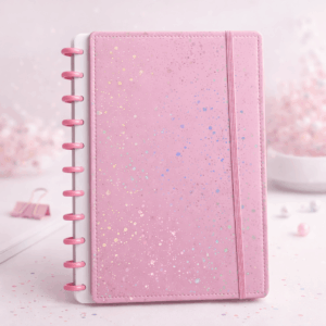 Caderno de Disco A4 Brilho Holográfico 29,5x21,5cm 11 Discos 80 Fls - IMPORTADO - UND